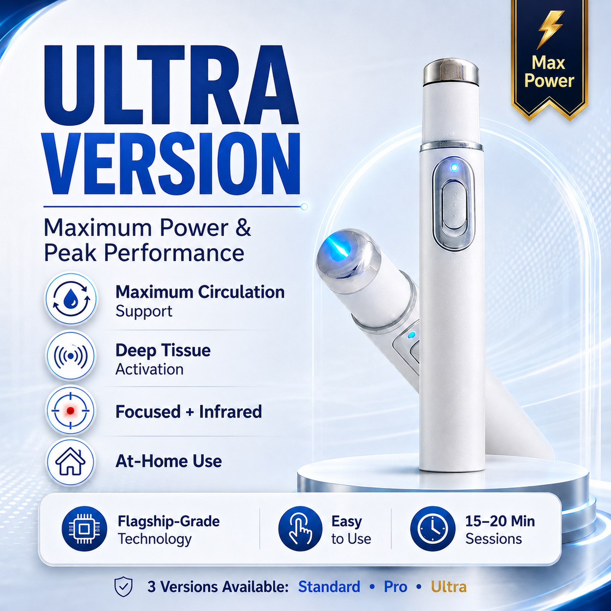🔥 Mresio® Ultrasonic Shock Wave Therapy Massager——Restore Circulation. Relieve Deep Pain. Rebuild Male Confidence.