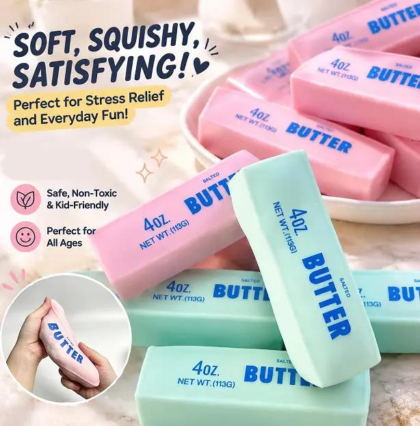 6-Piece Crunchy ASMR Squishies 📦 Free Shipping