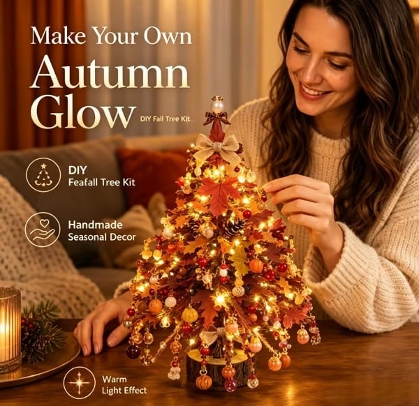 🎄DIY Beaded Christmas Tree Kit – 🎅Create Your Own Sparkling Holiday Decoration