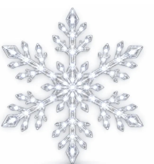 ❄️ LED Snowflake Wall Lights | 🎄3D Christmas Snowflake Decor with blue-white lighting, remote control & magical indoor holiday atmosphere ✨