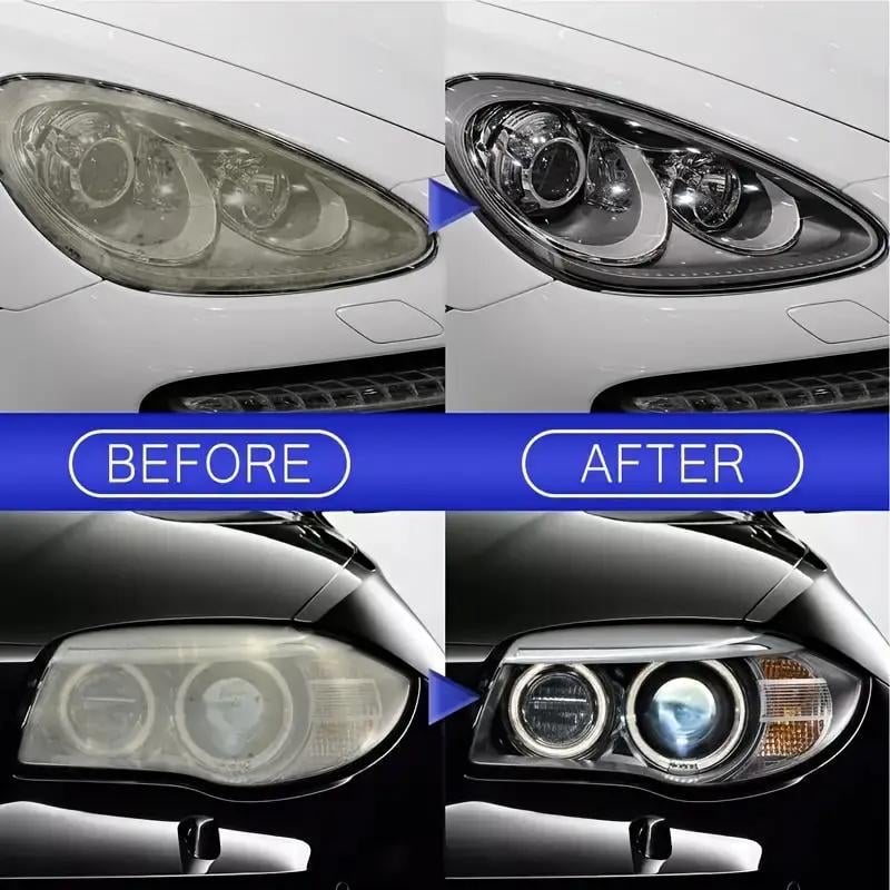 🚘Alcuras® Automotive Headlamp Restoration Fluid Kit