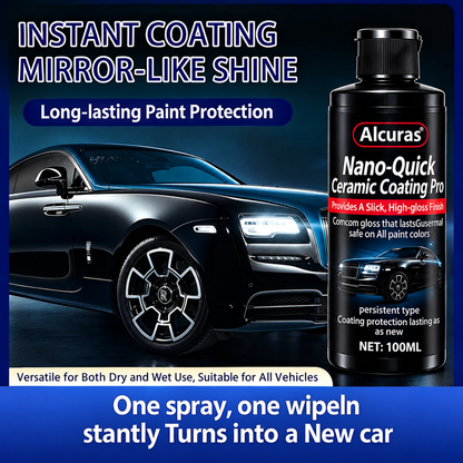 Nano-Quick Ceramic Coating Pro for Automobiles, Featuring Advanced Ceramic Technology ✨