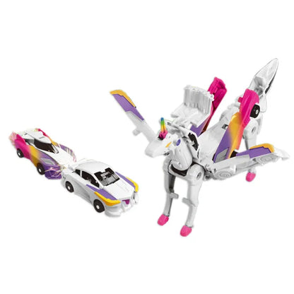 Christmas Special ✨ 2-in-1 Transforming Dragon Car Toy with Collision Action