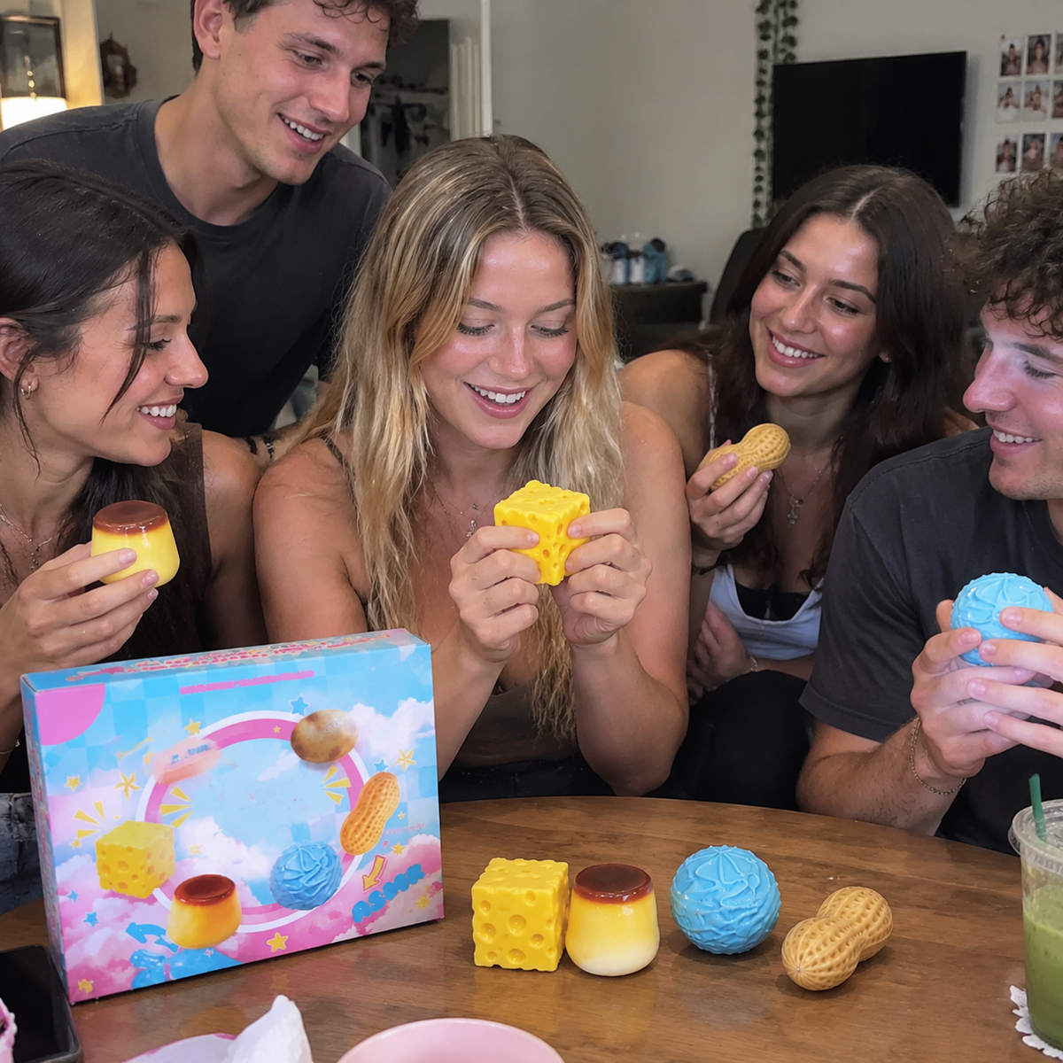 6-Piece Crunchy ASMR Squishies 📦 Free Shipping