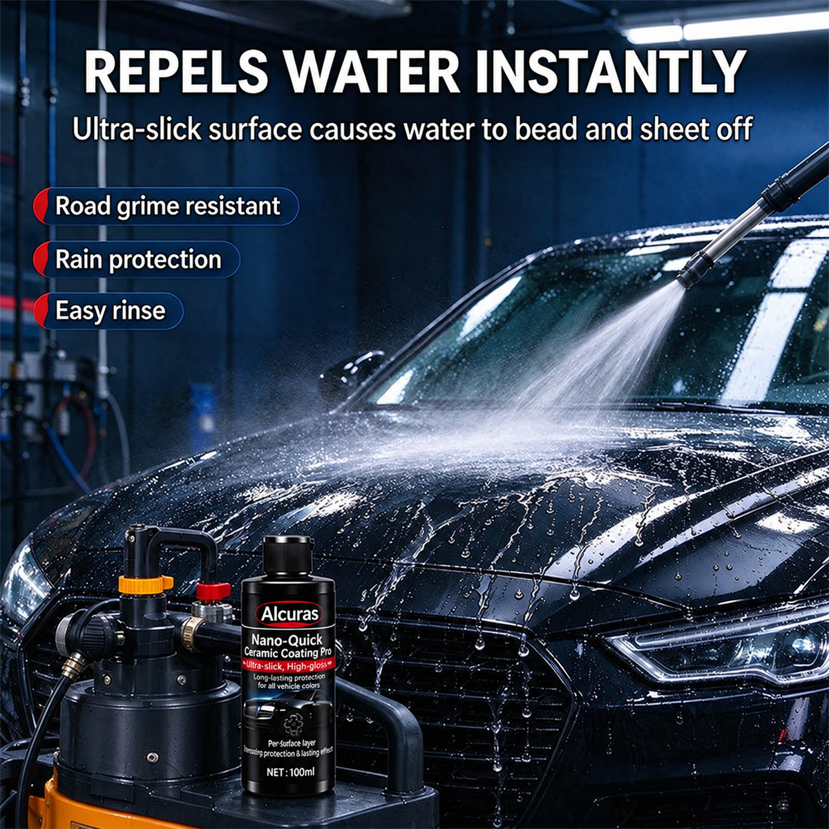 Nano-Quick Ceramic Coating Pro for Automobiles, Featuring Advanced Ceramic Technology ✨