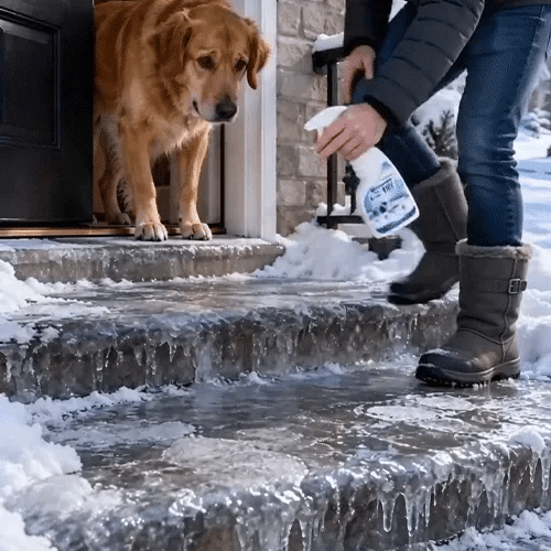 ❄️Outdoor De-Icing & Snow Melting Spray – pet-safe, dissolves frost on contact. Clear steps, walkways & patios fast