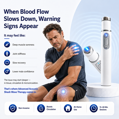 🔥 Mresio® Ultrasonic Shock Wave Therapy Massager——Restore Circulation. Relieve Deep Pain. Rebuild Male Confidence.