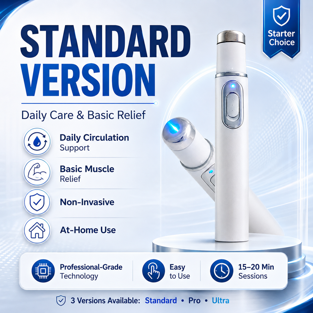 🔥 Mresio® Ultrasonic Shock Wave Therapy Massager——Restore Circulation. Relieve Deep Pain. Rebuild Male Confidence.